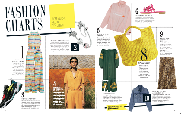 Lee Pfayfer dress in Grazia Germany  № 17 print edition