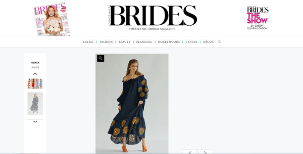Lee Pfayfer  Dress in featured items list Brides UK Conde Nast