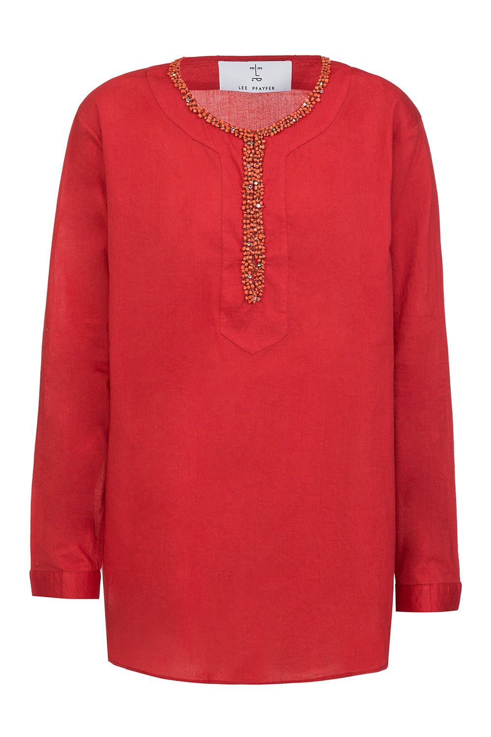 Divine cotton tunic with long sleeves