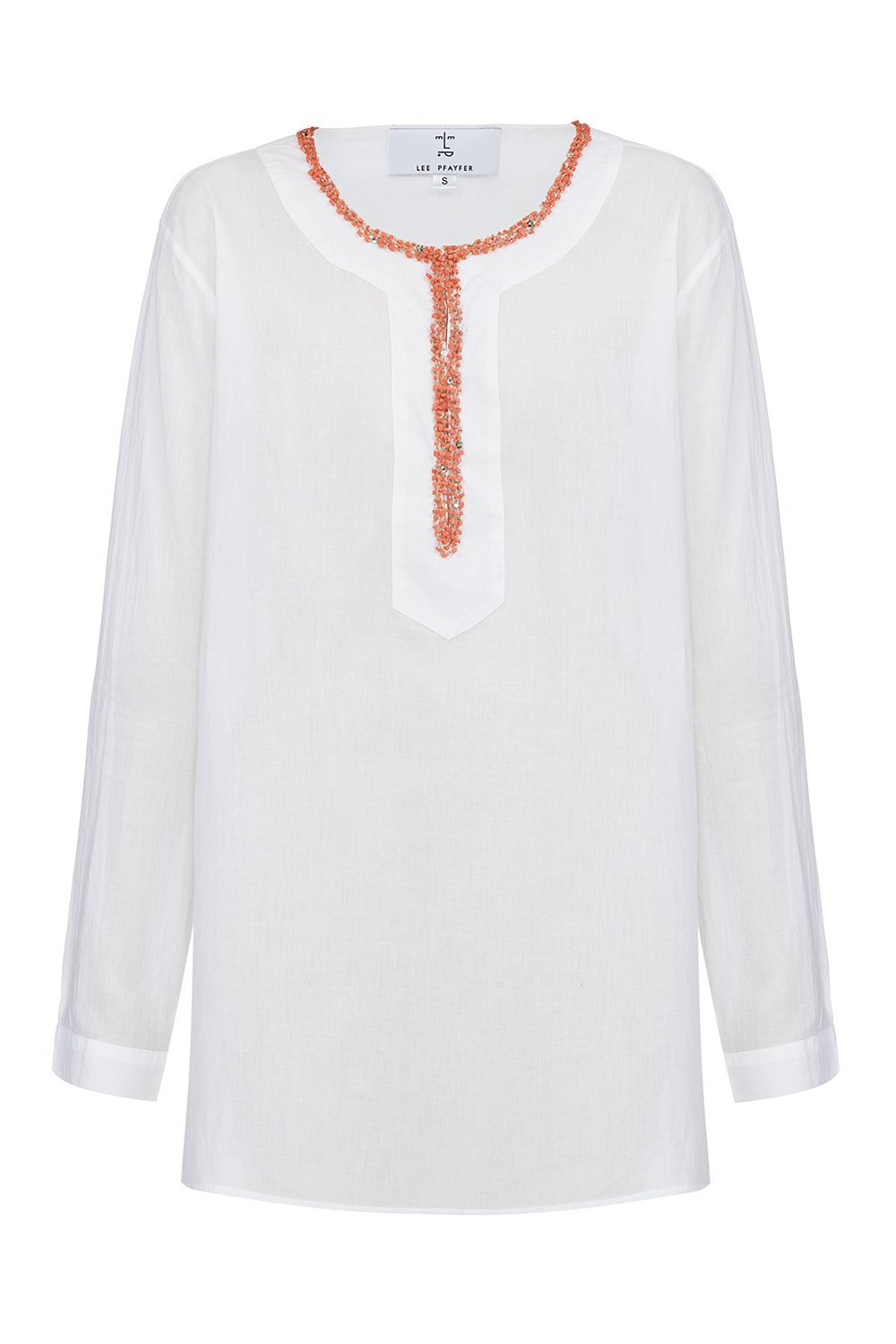 Divine cotton tunic with long sleeves