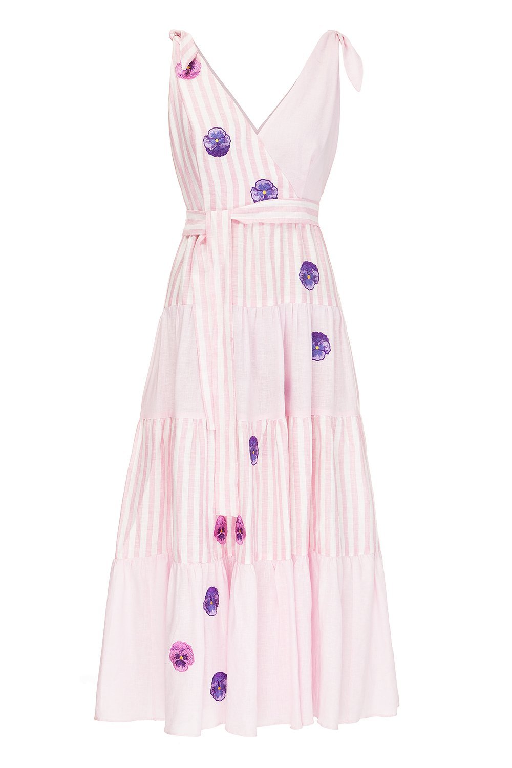 Rose Riviera striped dress