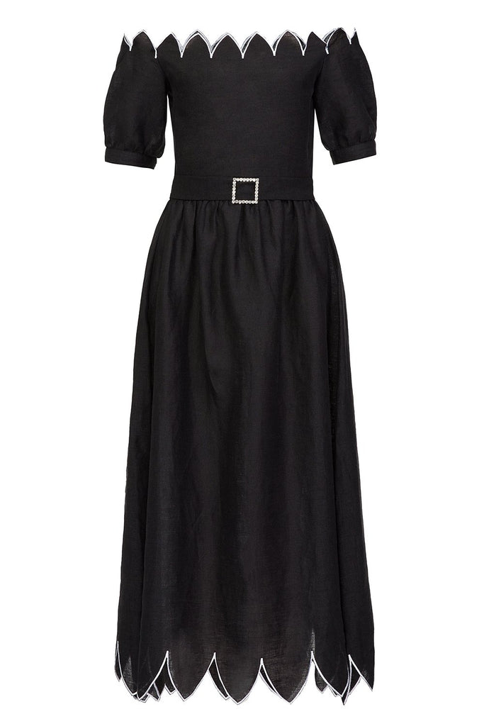 "Venus" dress with sleeves