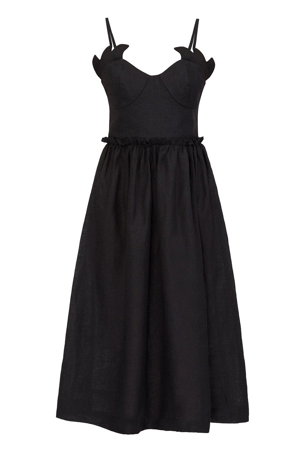 Dark night midi dress