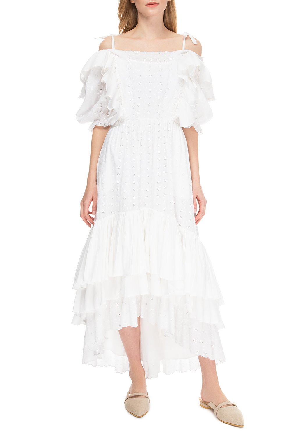 Scarlett dress with ruffles