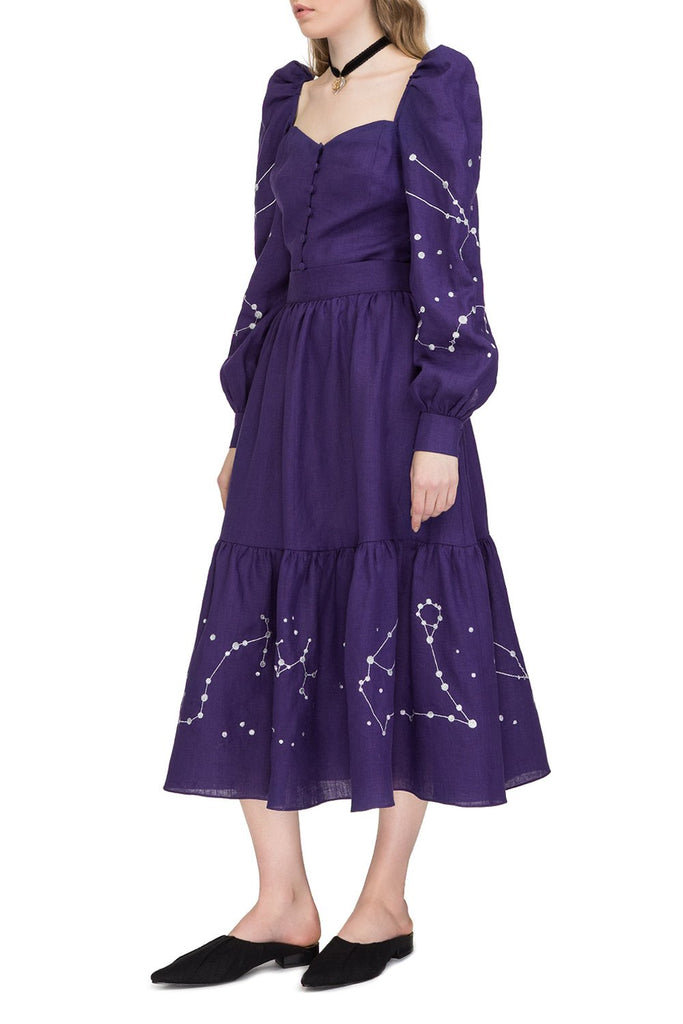 Zodiac lond-sleeve top with skirt