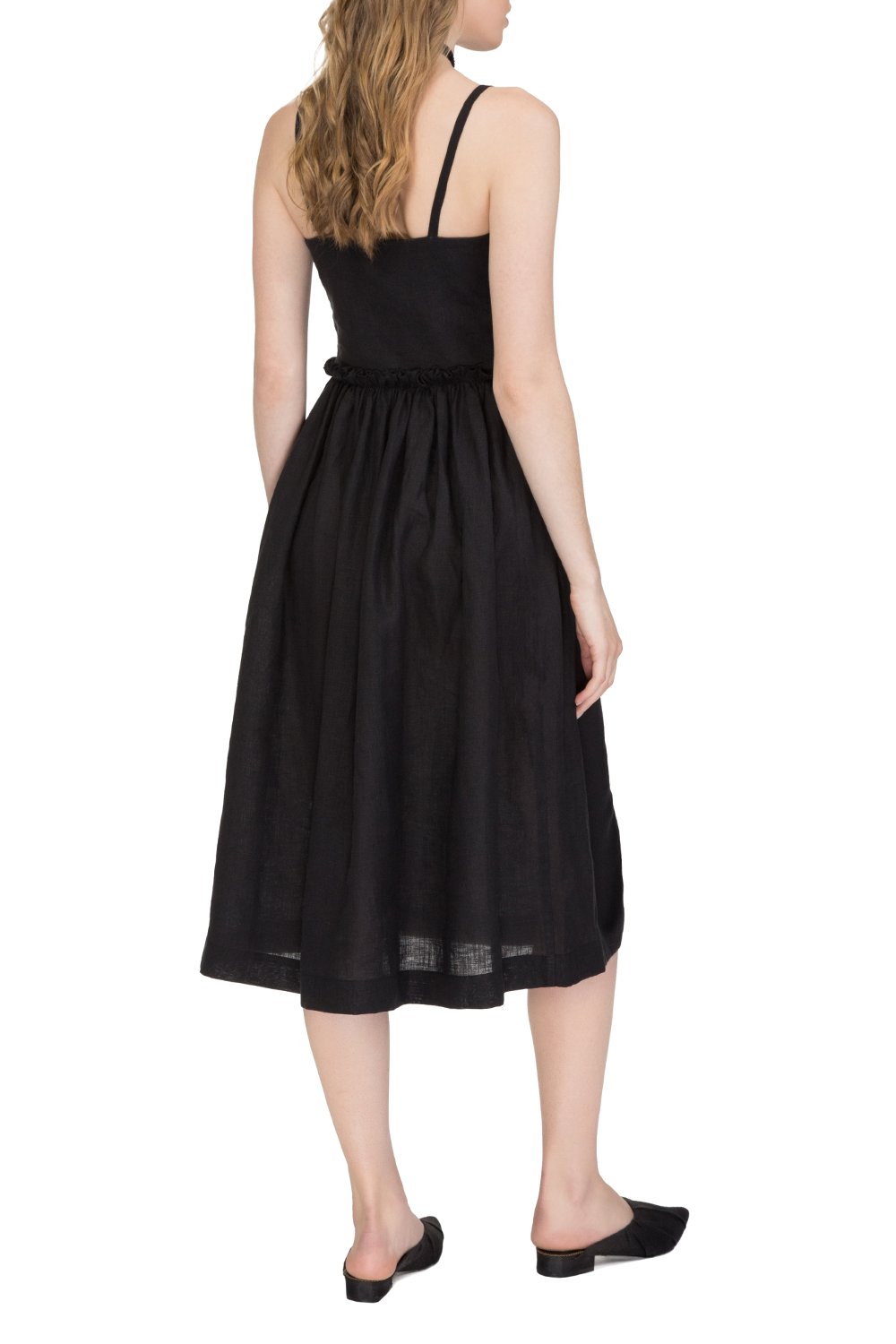 Dark night midi dress