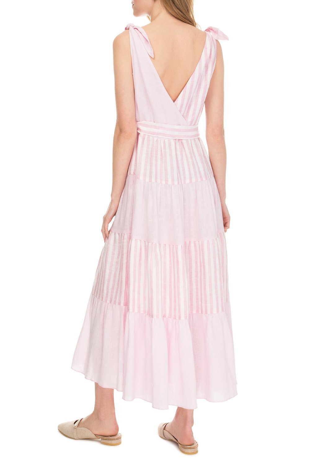 Rose Riviera striped dress