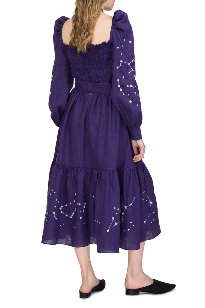 Zodiac lond-sleeve top with skirt