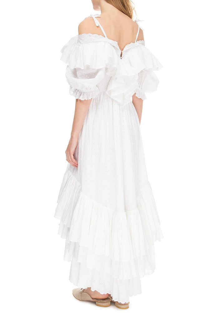 Scarlett dress with ruffles