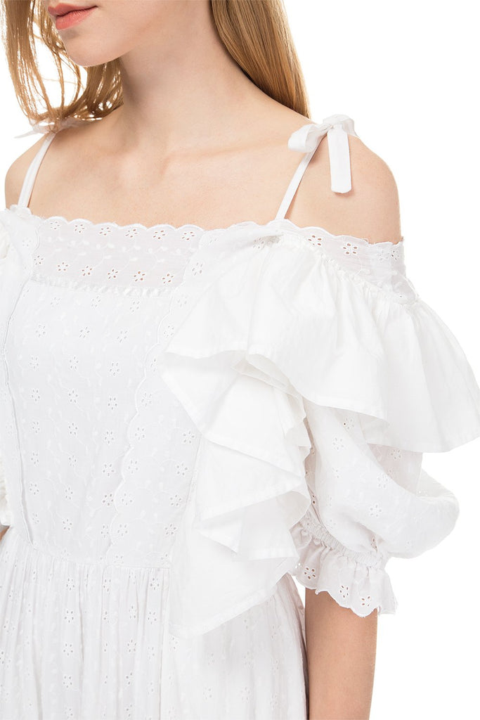 Scarlett dress with ruffles