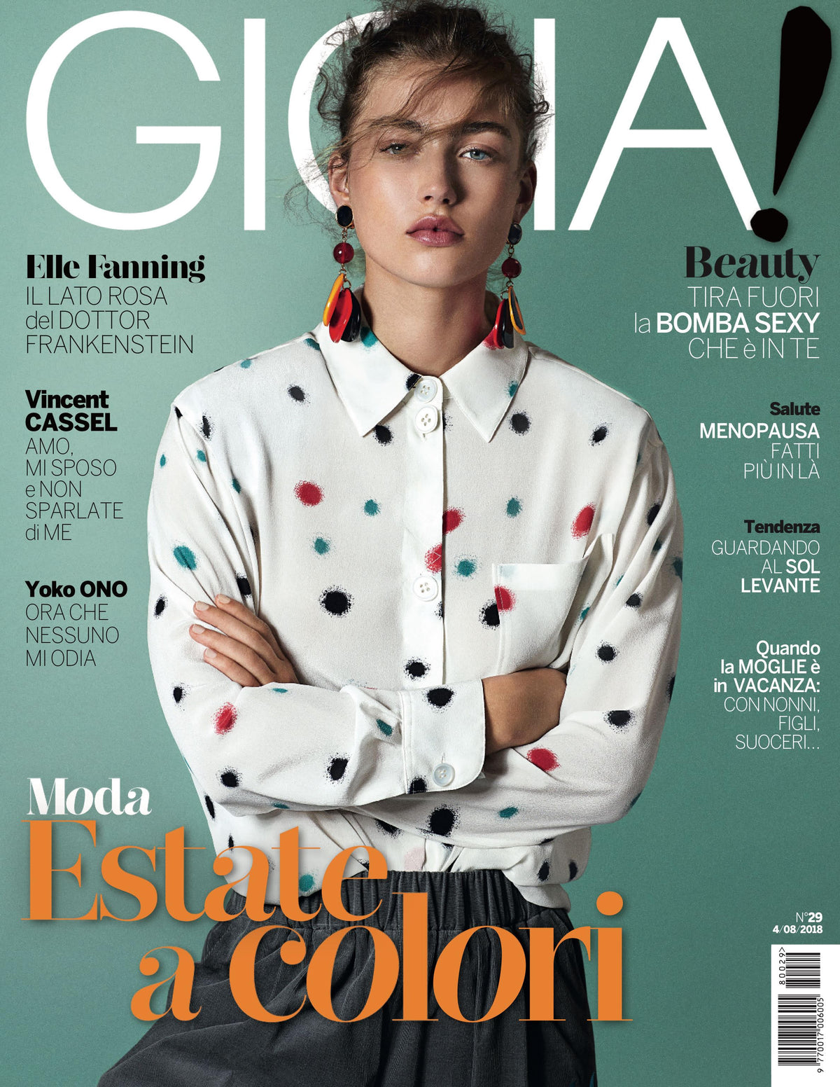 Lee Pfayfer dresses are featured in Gioia print issue