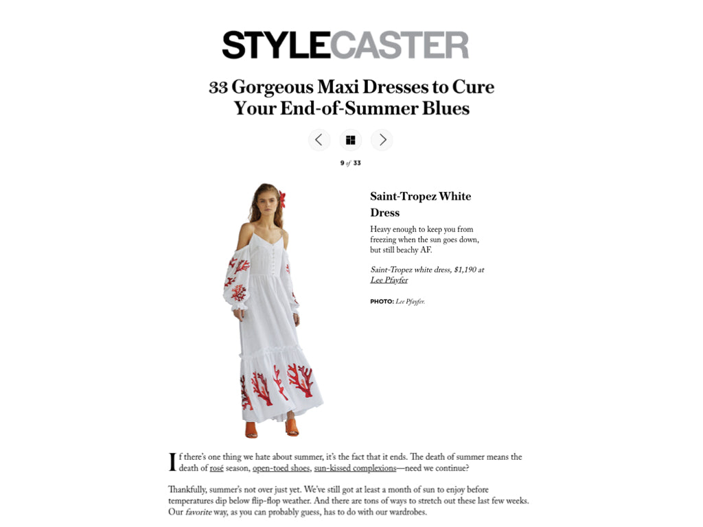 Lee Pfayfer Dress is featured in StyleCaster