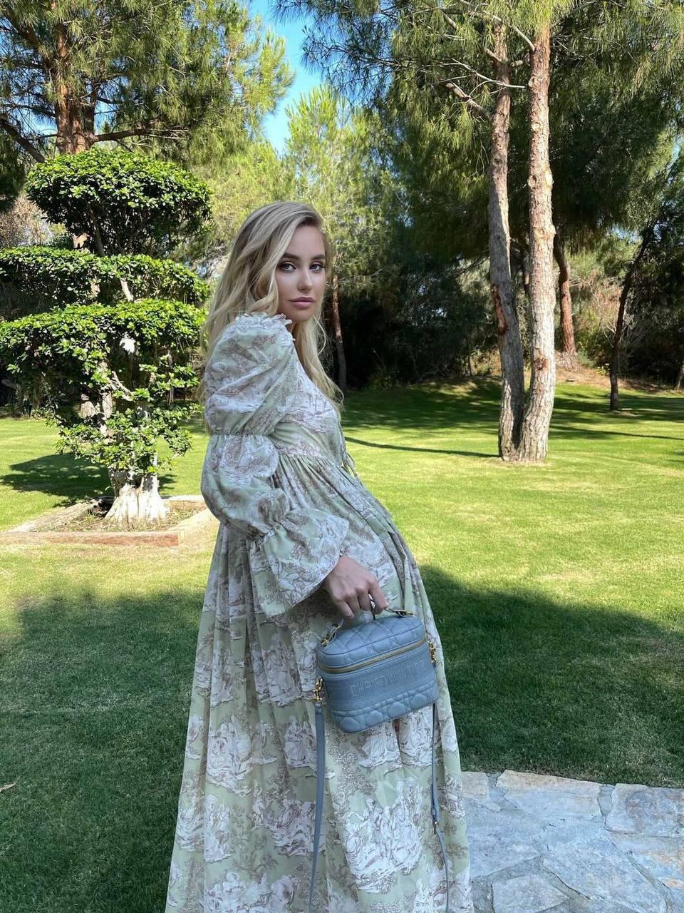 Alla Bonya wearing LEE PFAYFER Doville Tunic