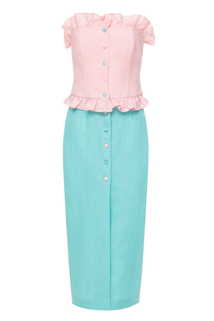 Mint Candy No Sleeves dress