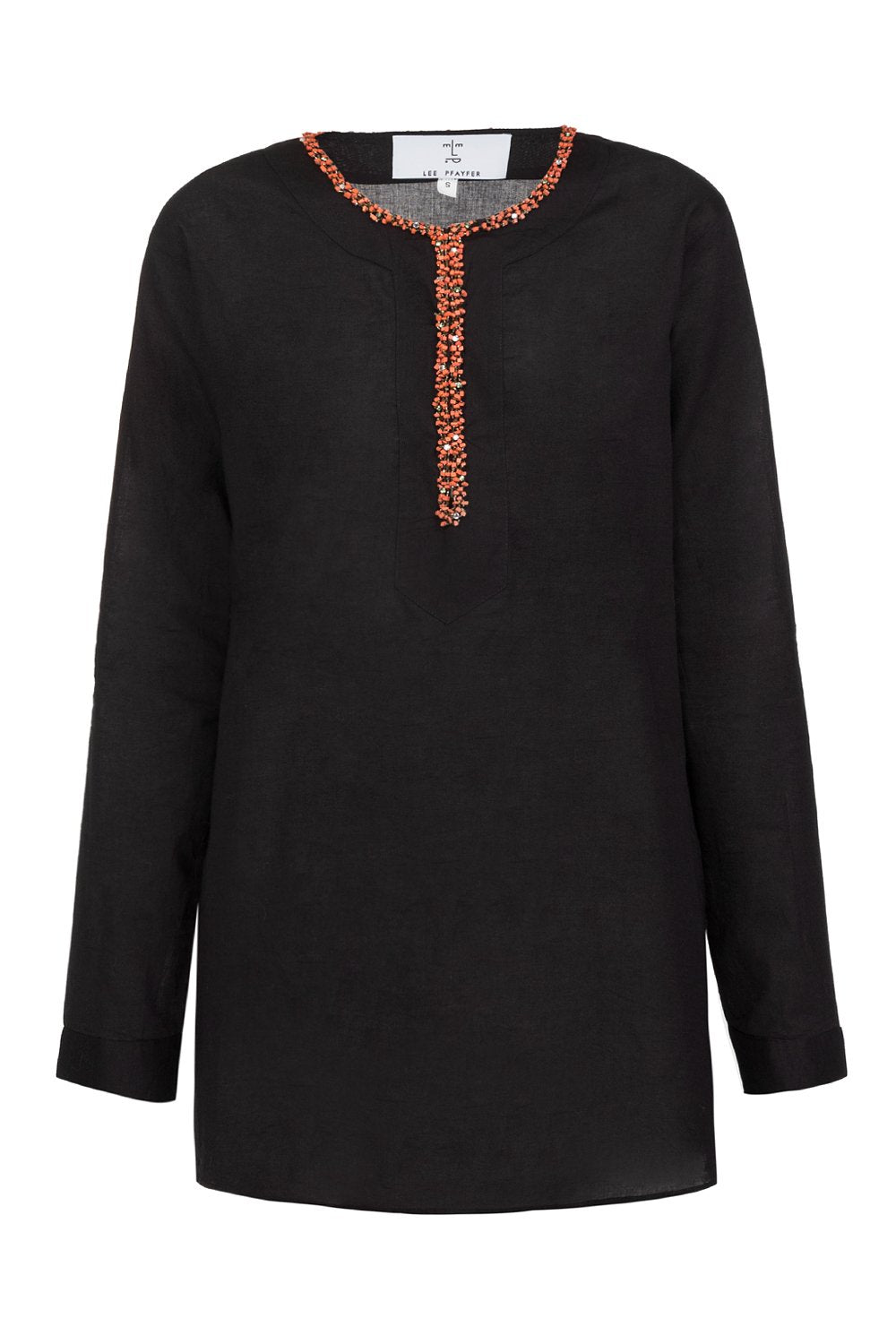 Divine cotton tunic with long sleeves