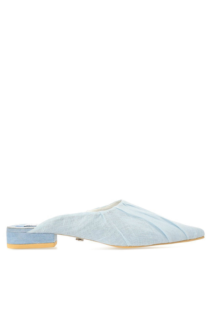Canvas mules