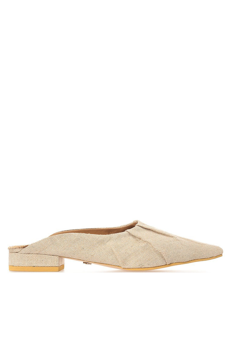 Canvas mules