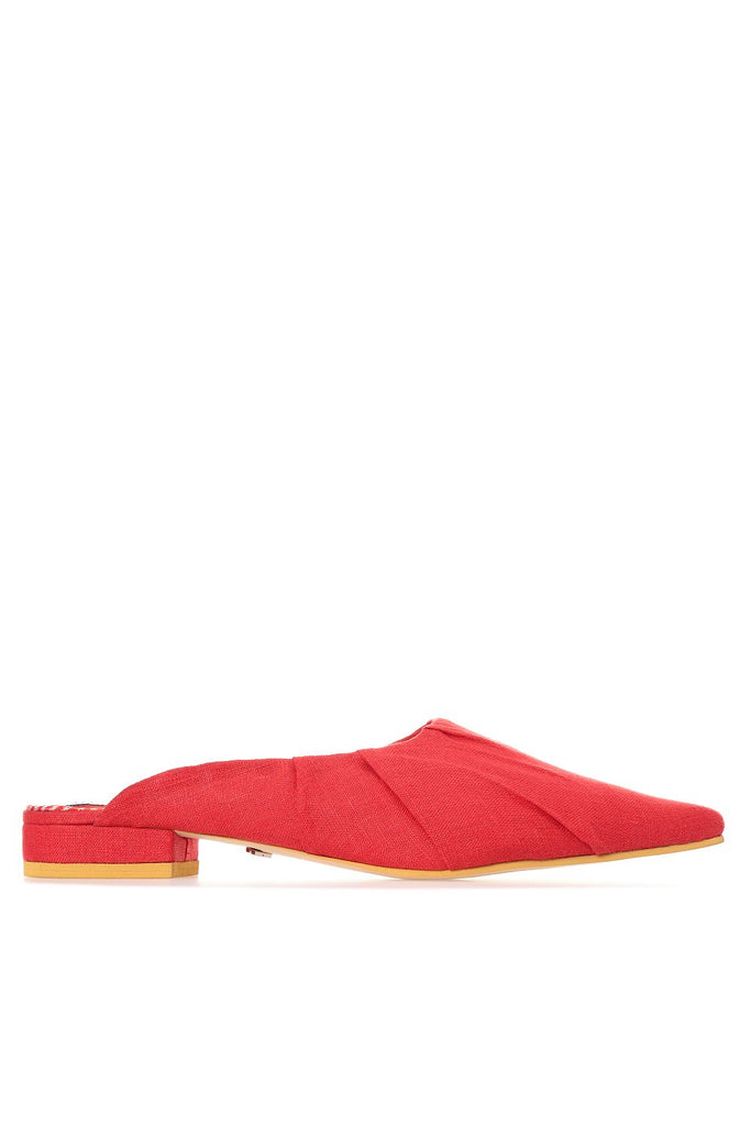 Canvas mules