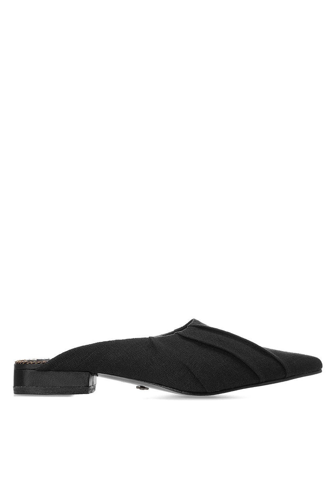 Canvas mules
