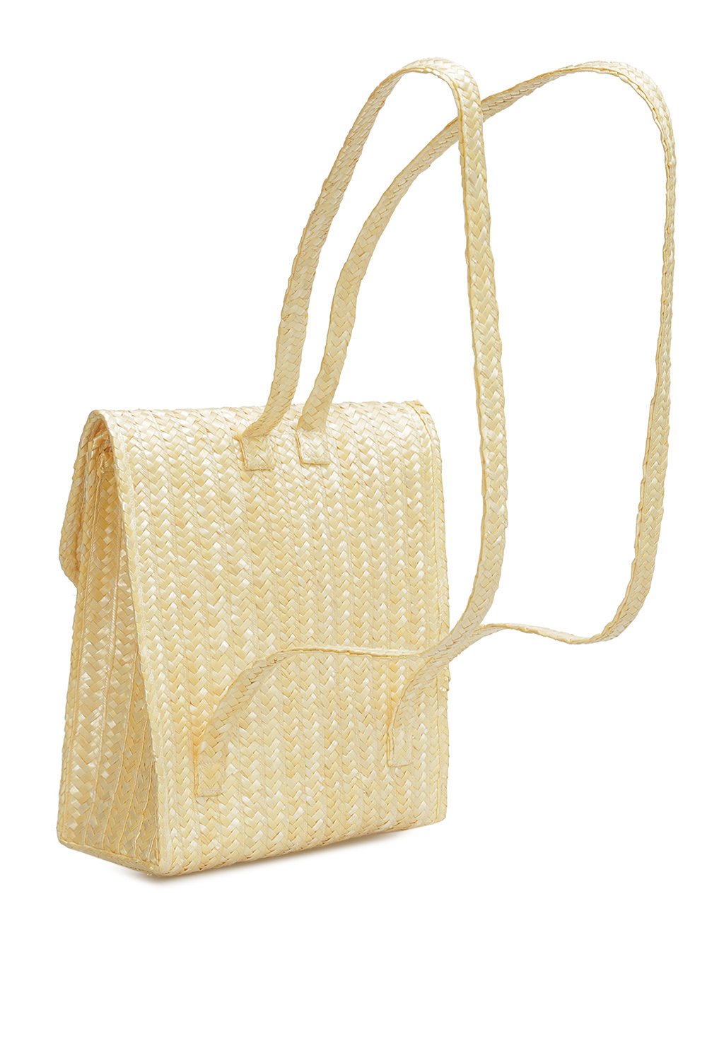 Straws backpack  with embroidery