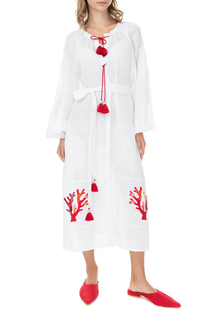 Saint-Tropez Boho White Dress