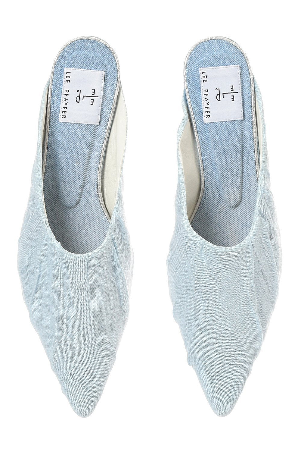 Canvas mules