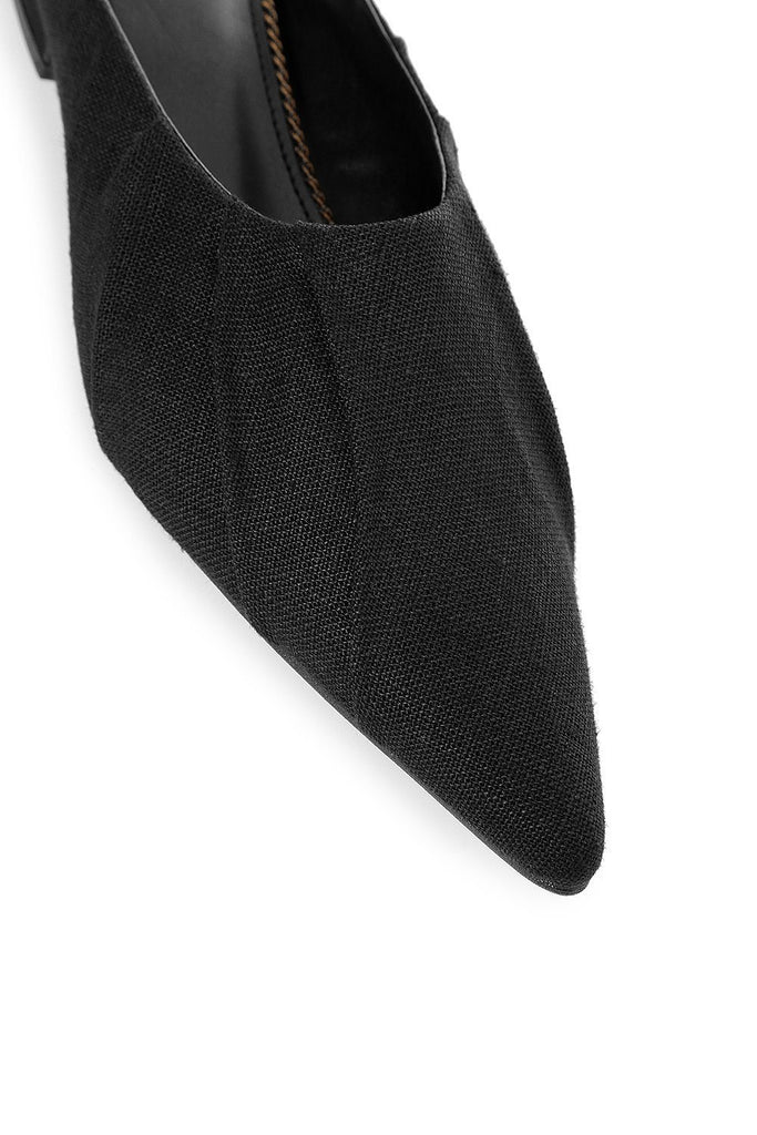 Canvas mules