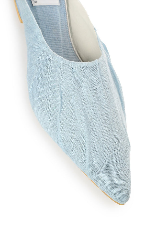 Canvas mules