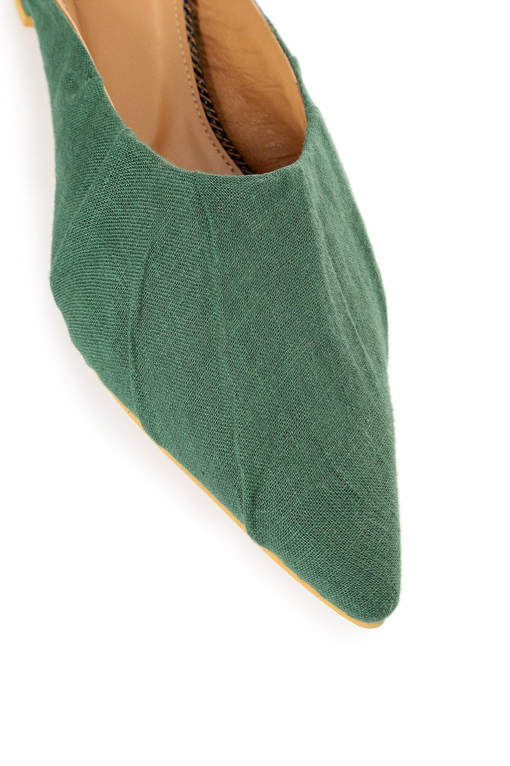 Canvas mules