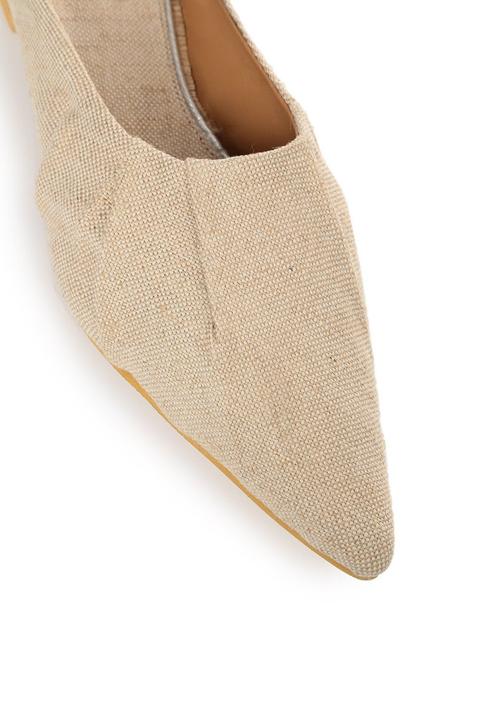 Canvas mules