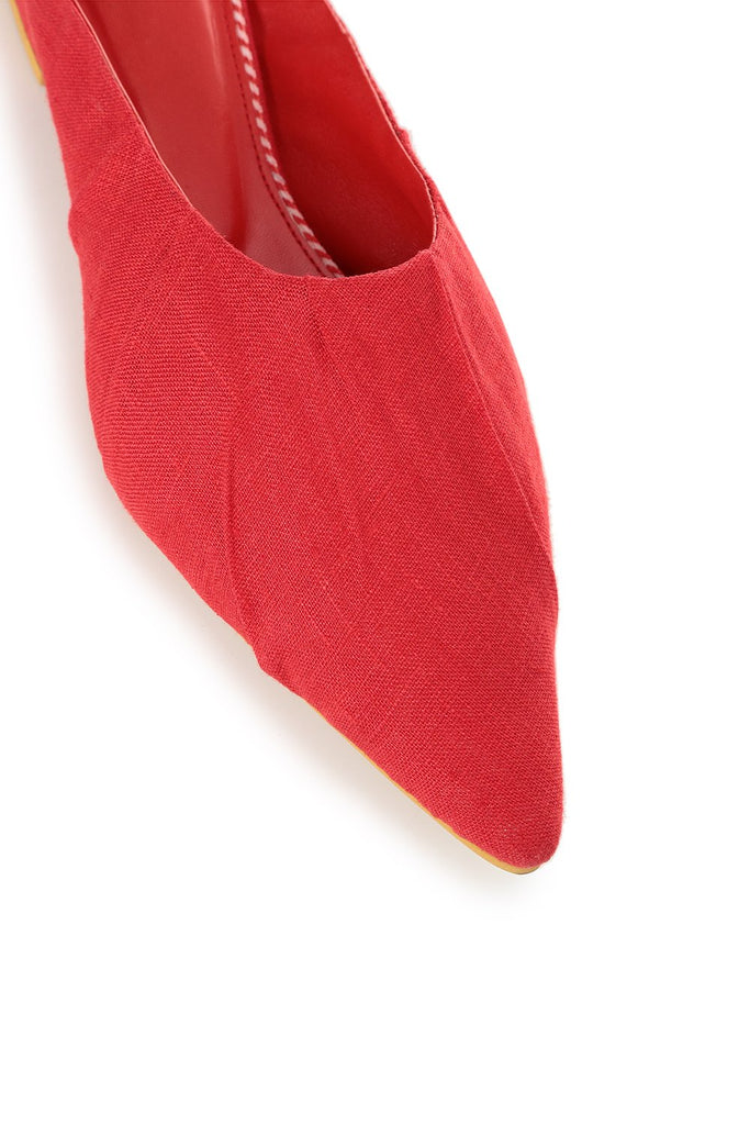 Canvas mules
