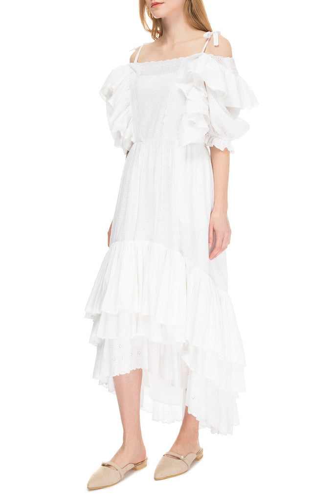 Scarlett dress with ruffles