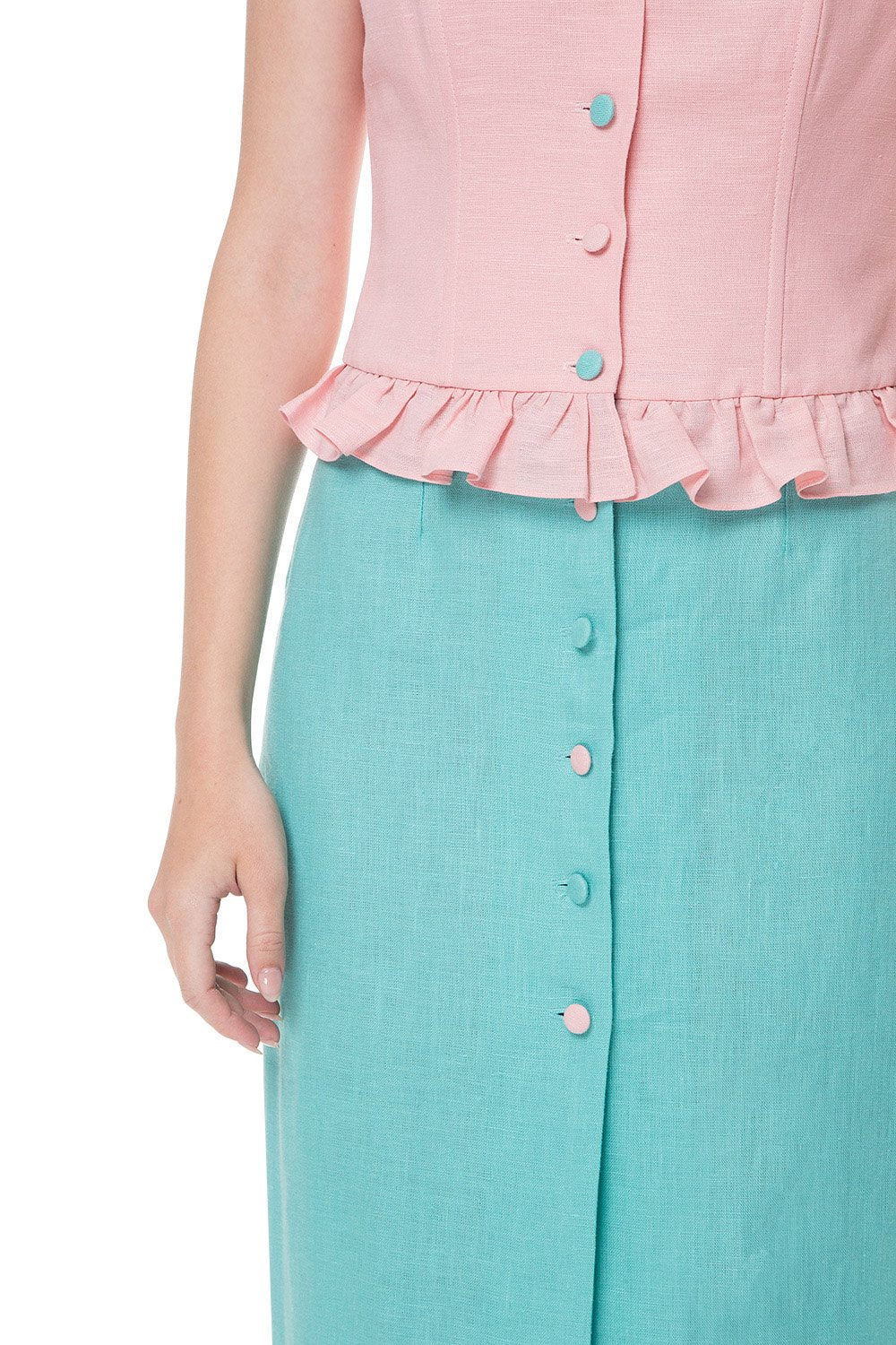 Mint Candy No Sleeves dress
