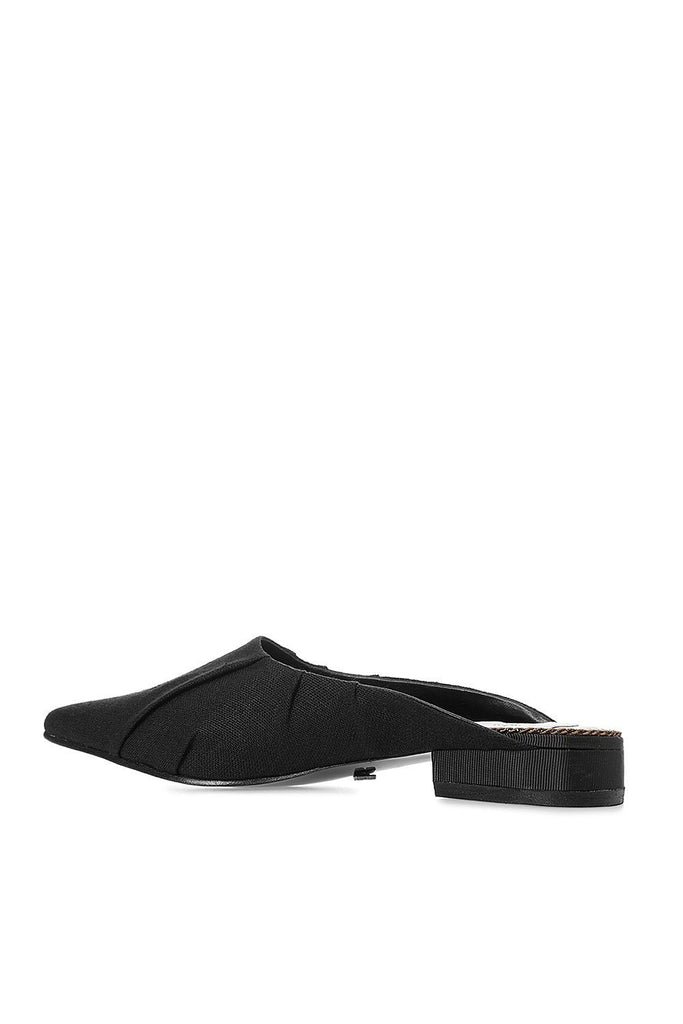 Canvas mules
