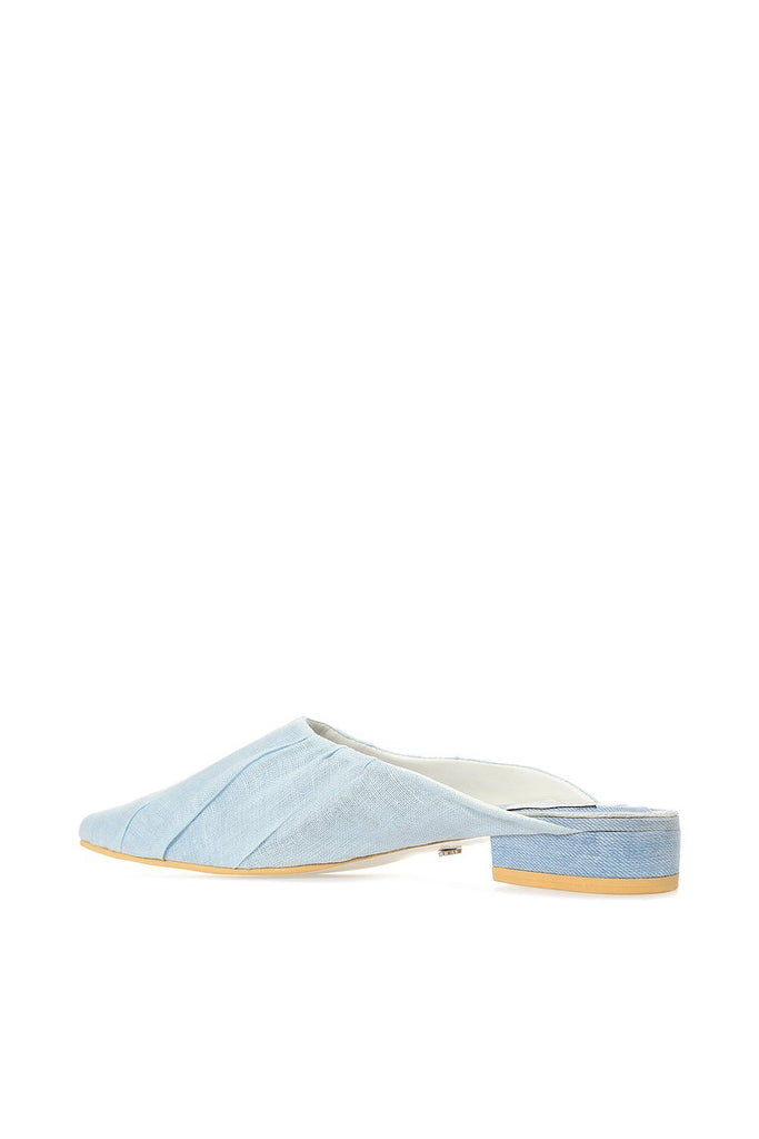 Canvas mules