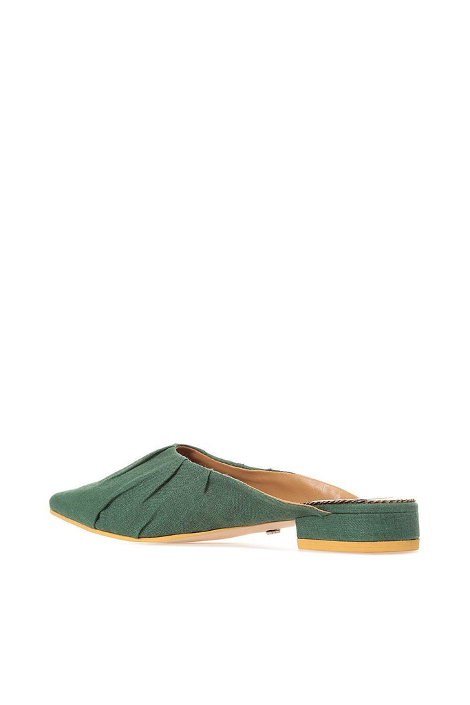 Canvas mules