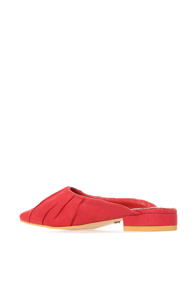 Canvas mules
