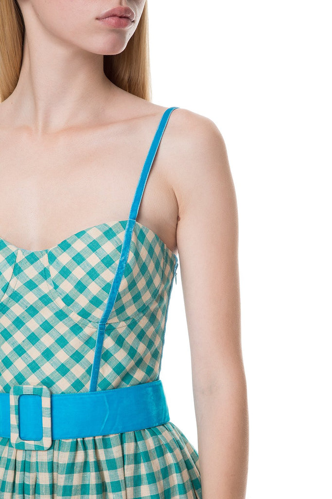 Checked Mint Candy dress