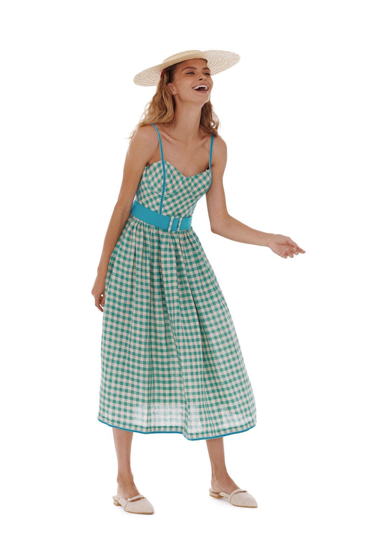 Checked Mint Candy dress